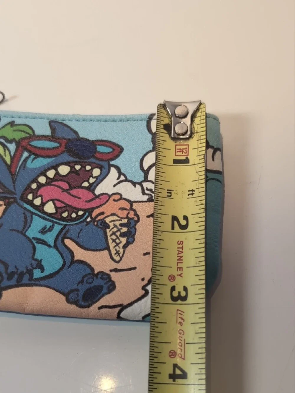 Disney - Loungedly Stitch Wallet, Change Purse, ID Holder With Key Ring